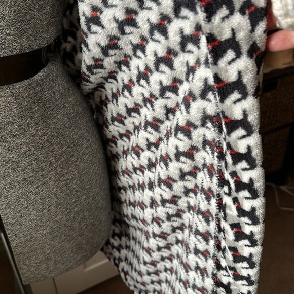 Vera Bradley Soft Houndstooth Scottie Dog Robe S/M - Picture 8 of 11